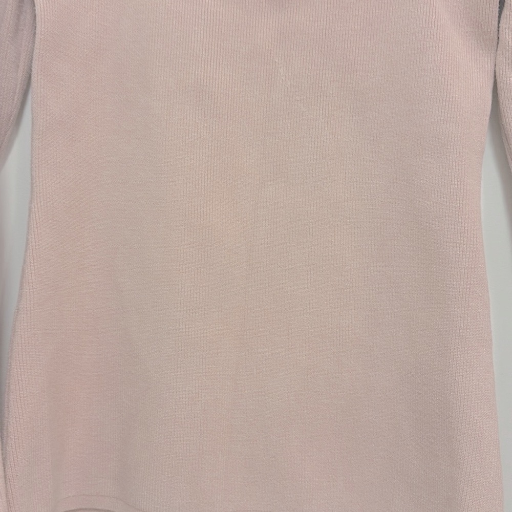 White House Black Market Pink Scoop Neck Sweater - Picture 7 of 7